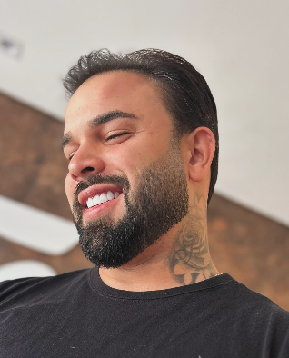 Corte masculino com acabamento na Patrese